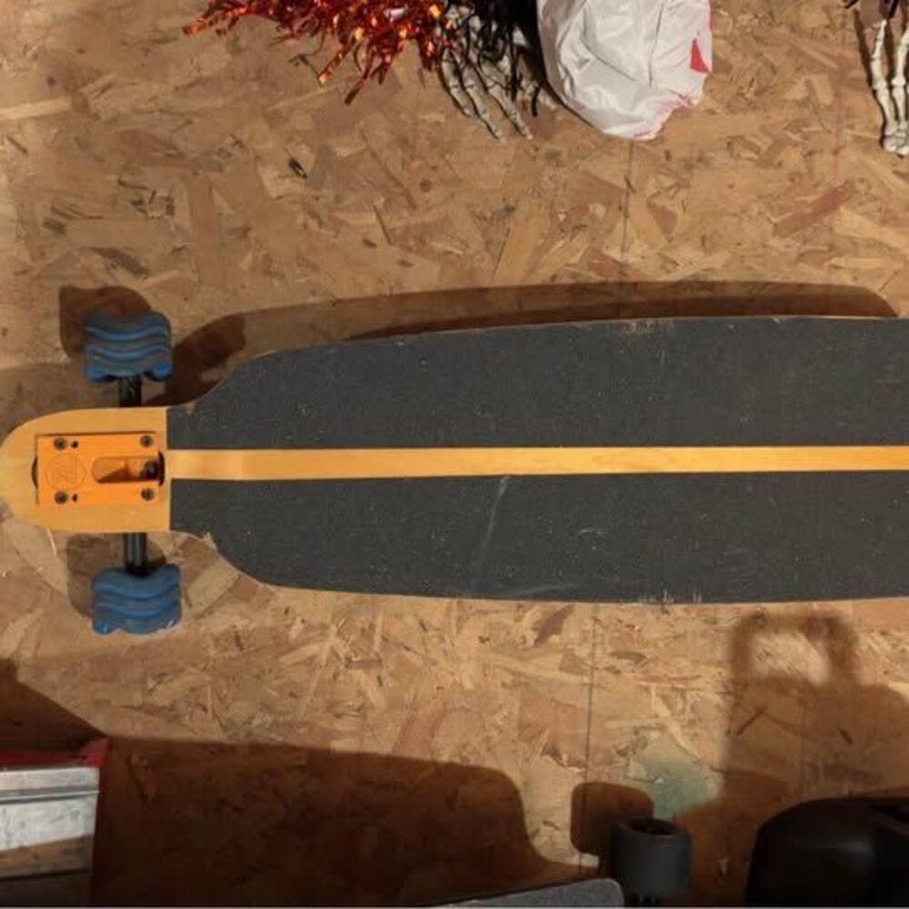 Santa Cruz Longboard with Shark Wheels